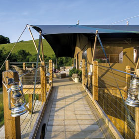 albion canvas safari tent external